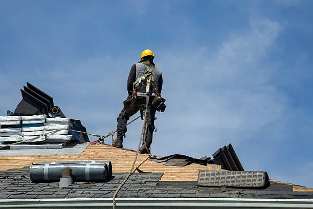 Professional Roof Replacement technician working in Graysville, OH
